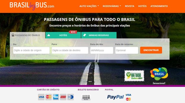 BrasilbyBus vende cerca de 10 mil passagens por mês e trabalha com 30 companhias de ônibus (Foto: Divulgação)