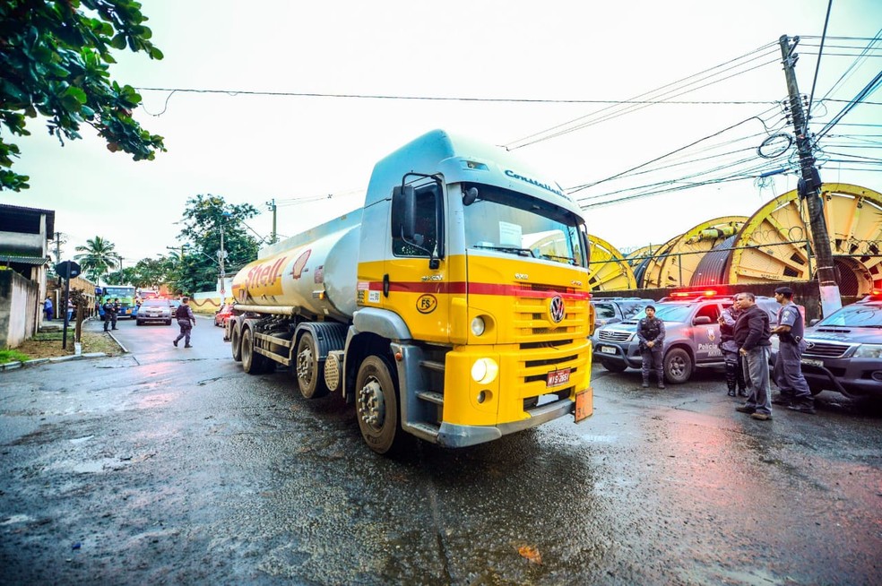 Começa reabastecimento de postos de combustíveis no ES (Foto: Divulgação/ Sesp)