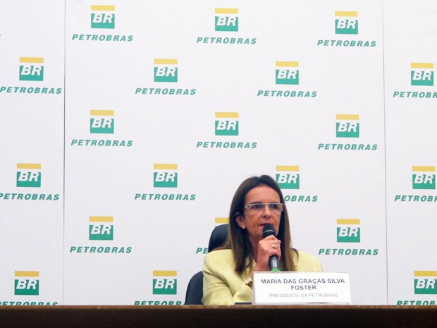 Graça Foster dá a primeira coletiva de imprensa como presidente da Petrobras (Foto: Bernardo Tabak/G1)
