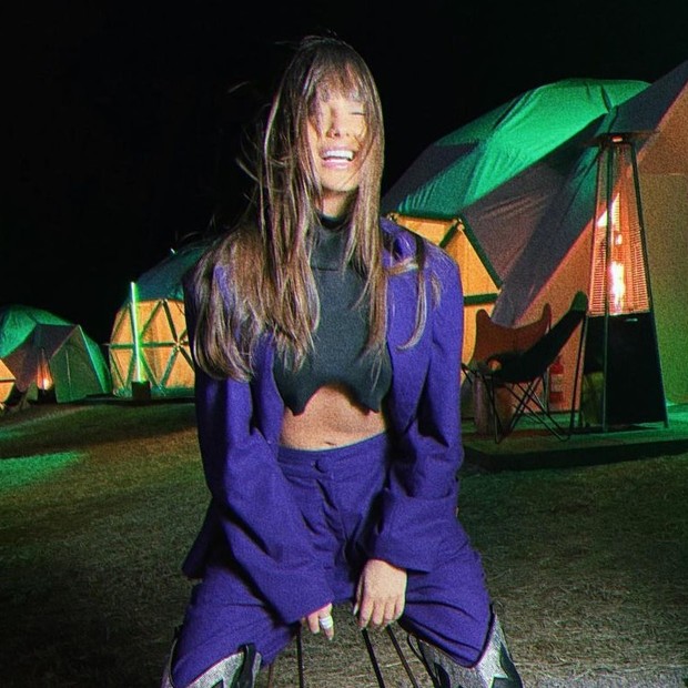 Thaís Braz em glamping, camping com glamour e distanciamento para acompanhar festival (Foto: Reprodução/Instagram)