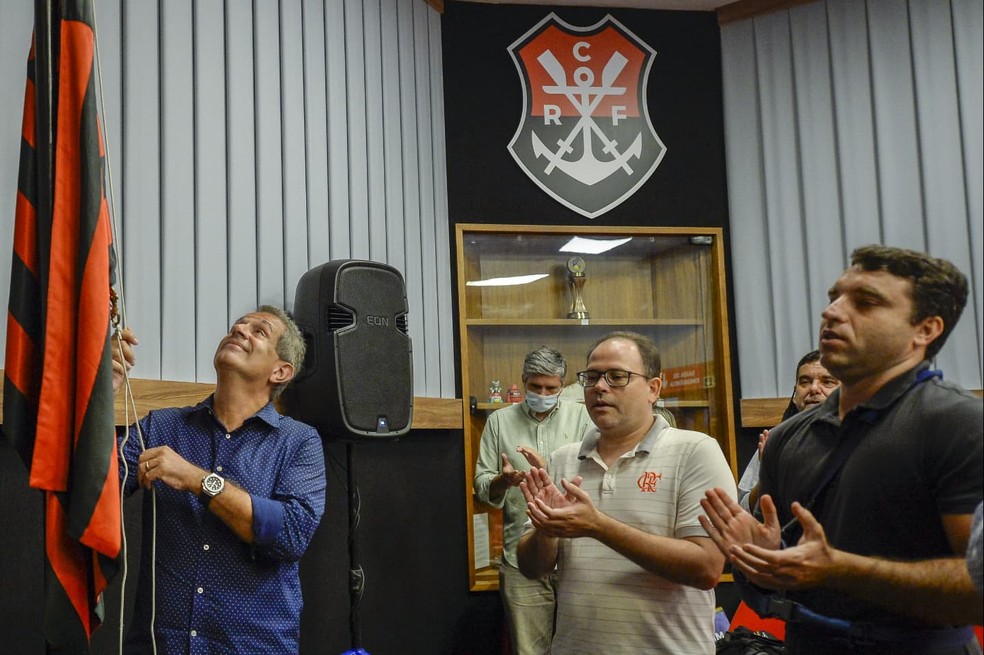 Luiz Eduardo Baptista, o Bap, é o novo presidente do Conselho de Administração do Flamengo — Foto: Marcelo Cortes/CRF