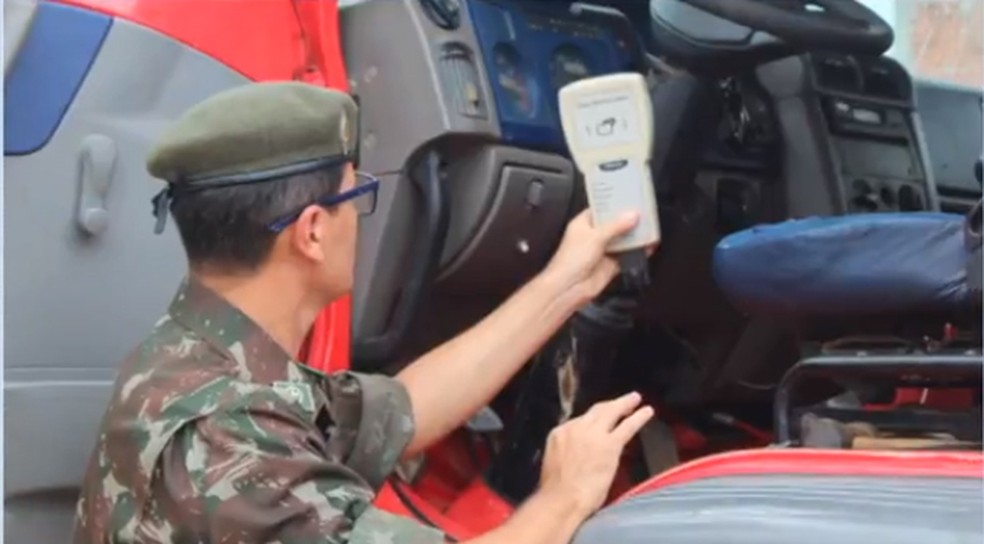 Exército faz monitoramento dos caminhões-pipa no Piauí — Foto: Divulgação/Exército Brasileiro