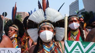 II Marcha Nacional das Mulheres Indígenas, em 10 de setembro de 2021 — Foto: Divulgação