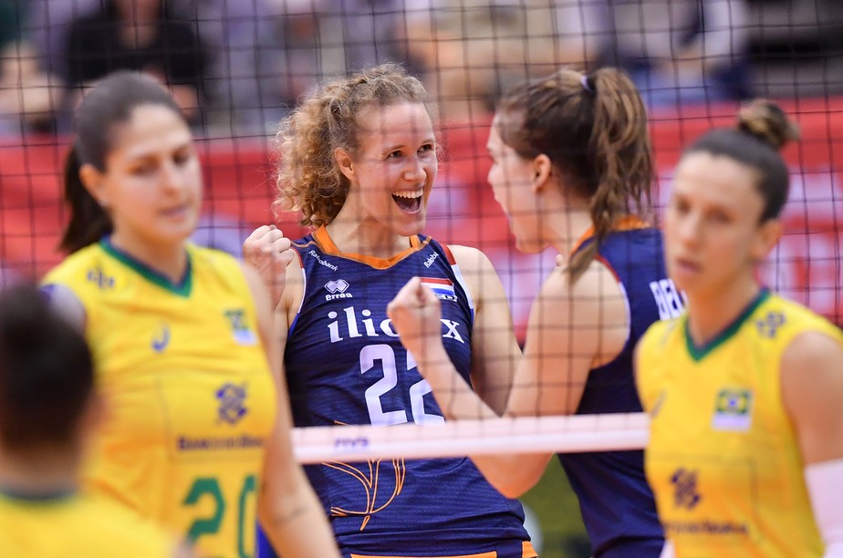Brasil Sofre Com Sloetjes Cai Para A Holanda E Perde A Primeira Na Copa Do Mundo Feminina Volei Ge