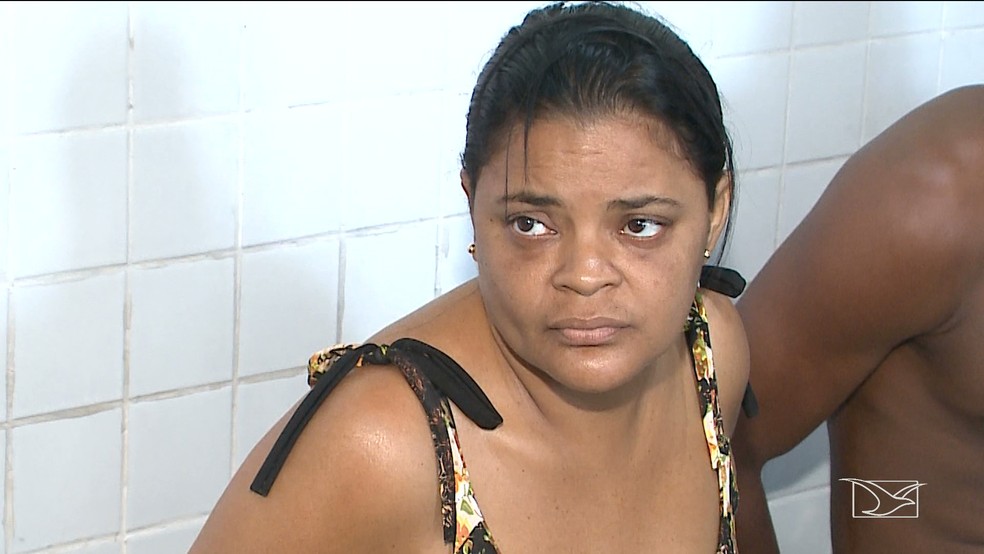 Inadia NÃ¡rcia da Costa Silva foi presa por suspeita de encomendar o linchamento a Ernande (Foto: ReproduÃ§Ã£o/TV Mirante)