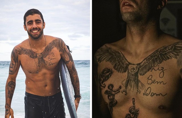 Pedro Scooby Completa Tatuagem Em Homenagem Aos Filhos E Desenha