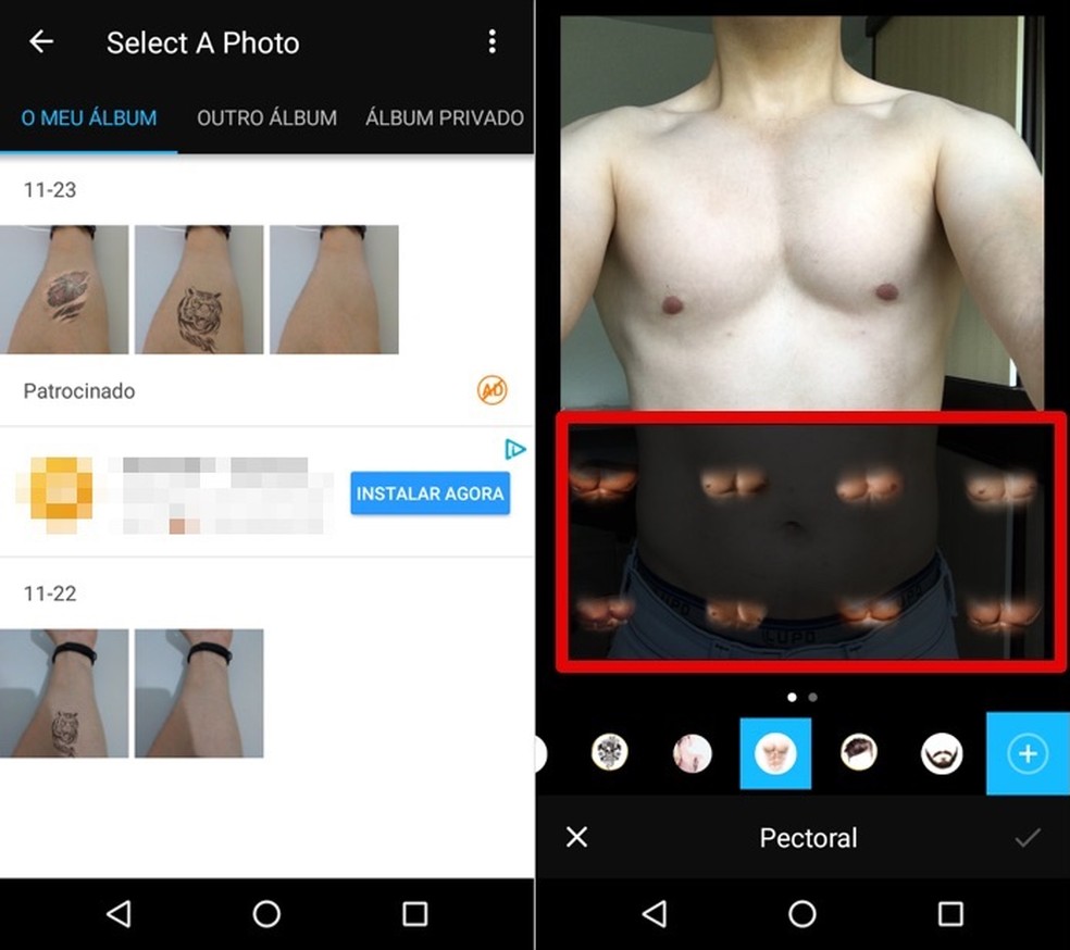 Sem Photoshop Aplicativo De Celular Te Deixa Com Barriga Tanquinho Editores Techtudo
