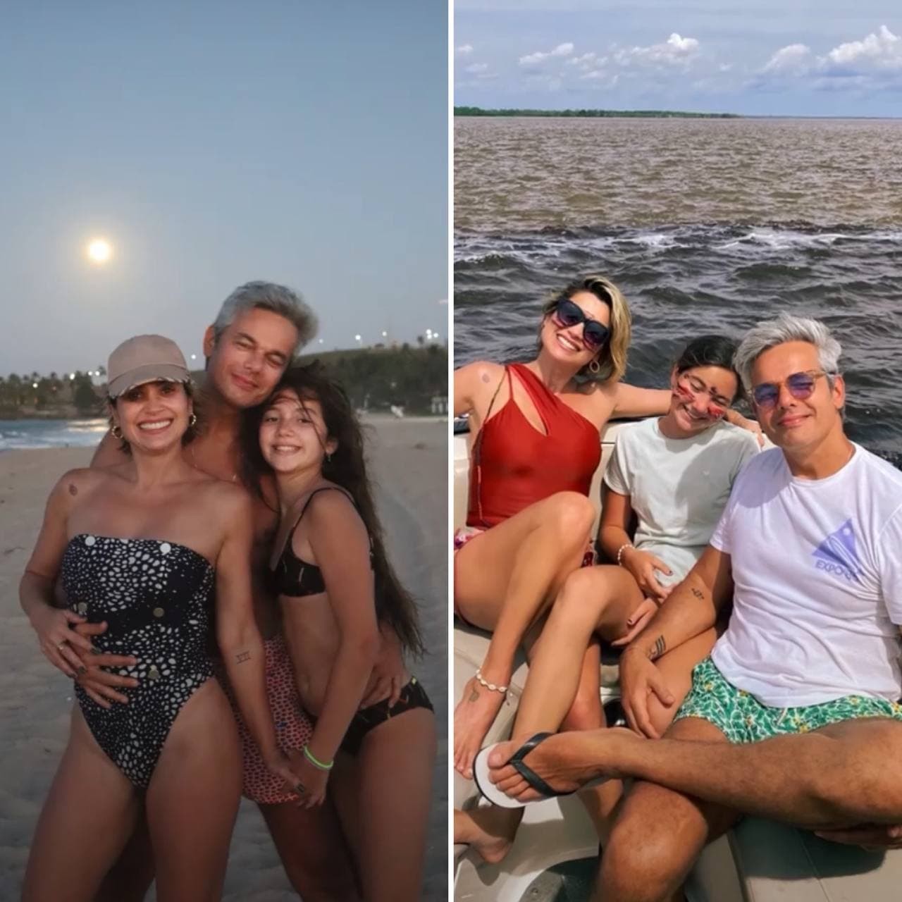 Flávia Alessandra publica vídeo com fotos de família (Foto: Reprodução / Instagram)