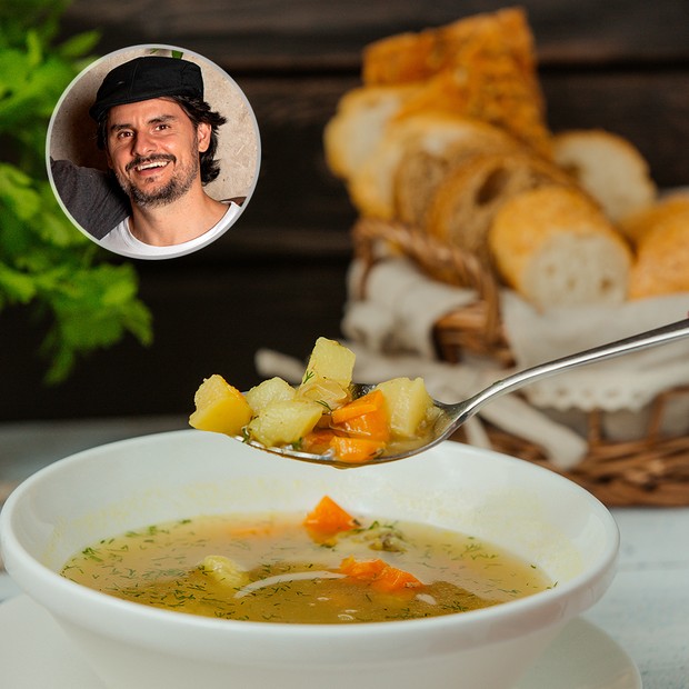 Sopa simples é a dica de inverno do chef Vinicius Braune, da Pizzaria Seo Basilico (Foto: Reprodução/ Freepik)