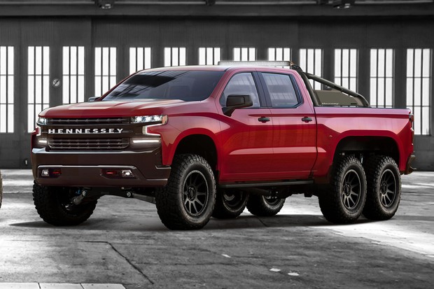 Hennessey cria picape Chevrolet Silverado de seis rodas - AUTO ESPORTE