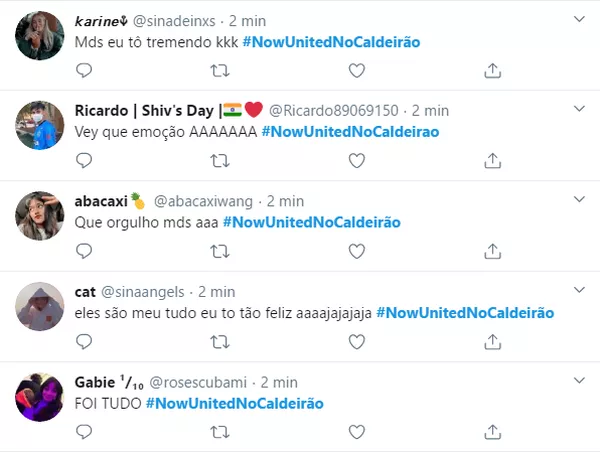 Now United Canta Novo Single No Caldeirao E Luciano Huck Desafia Integrante A Dancar Funk Caldeirao Do Huck Gshow
