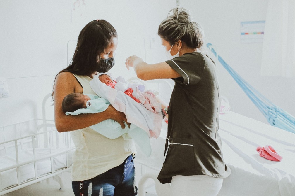 Bebês seguirão internados até chegarem ao peso ideal em Guajará-Mirim. — Foto: Divulgação/Hospital Bom Pastor