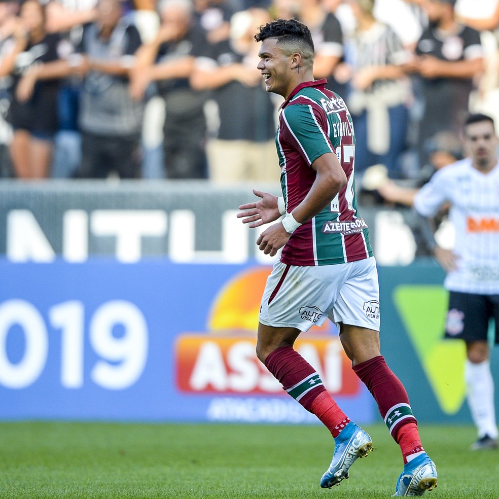 Atacante marcou dois gols contra o Corinthians — Foto: Renato Pizzutto/BP Filme