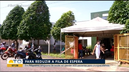 Programa vai atender 600 pessoas para cirurgias eletivas em Araguaína