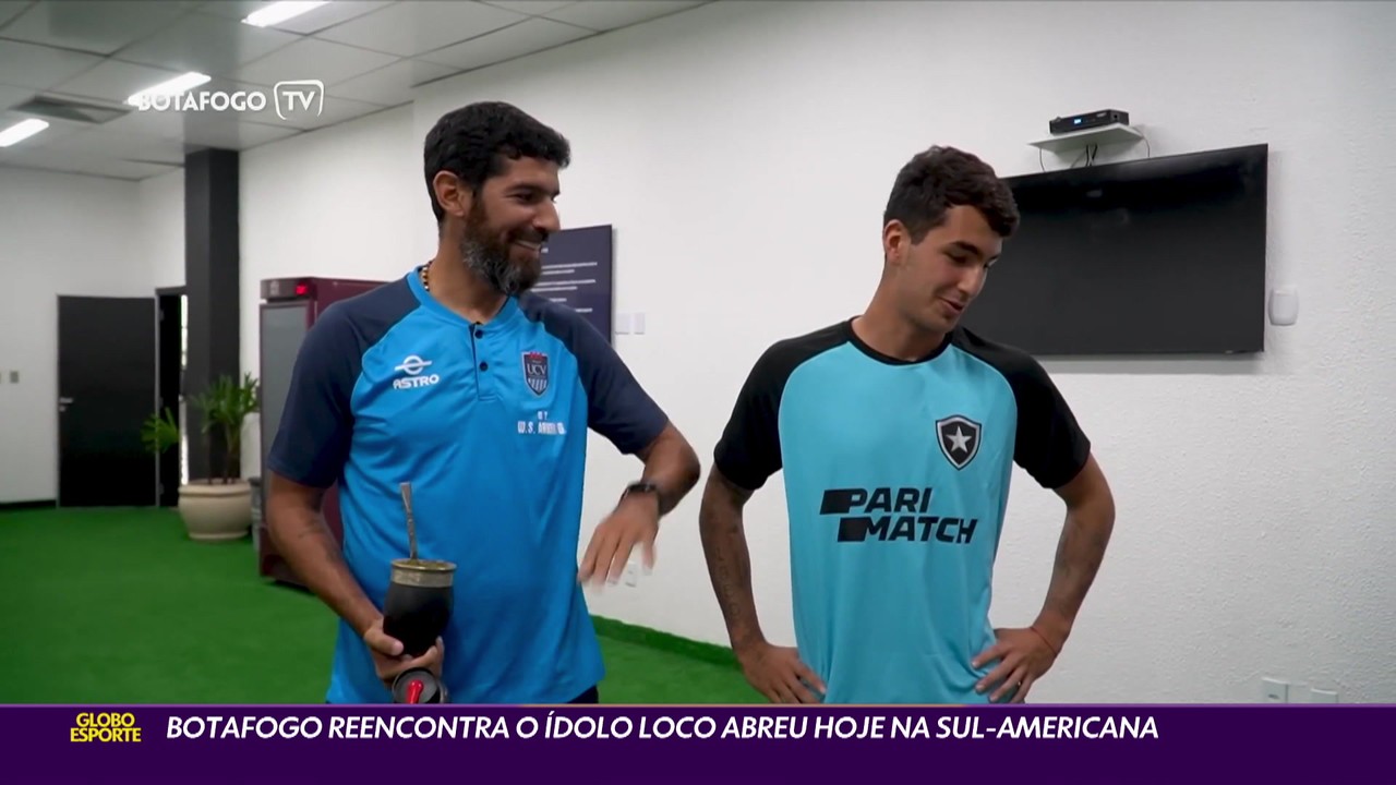 Botafogo reencontra o ídolo Loco Abreu na Sul-Americana