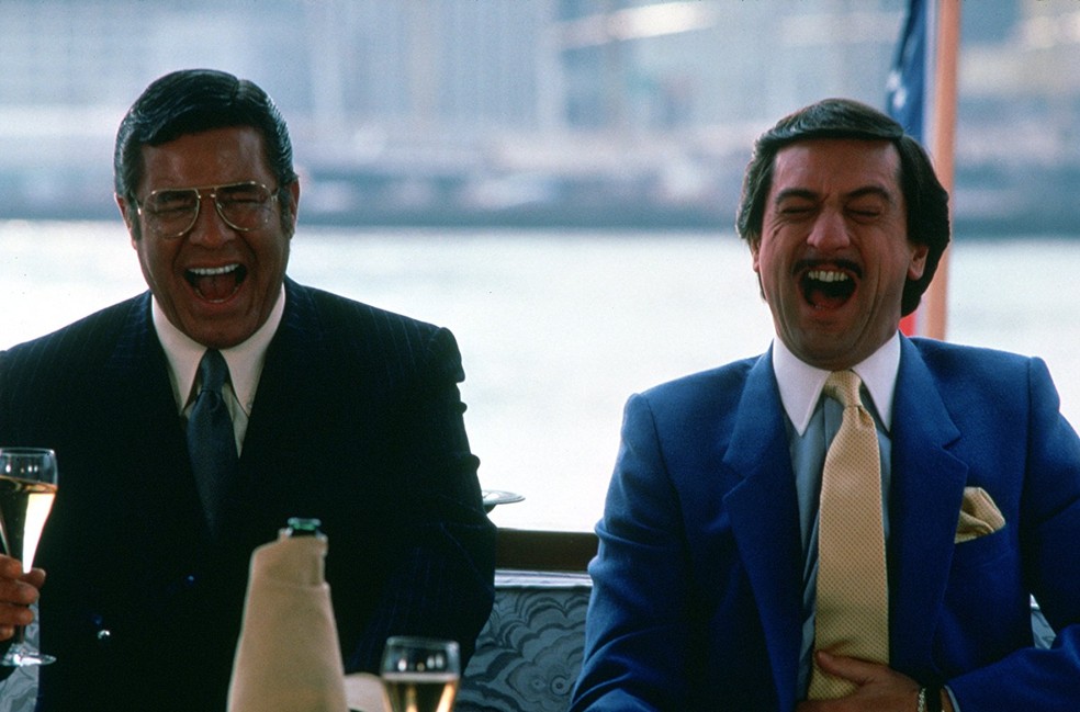 Jerry Lewis e Robert de Niro em cena de O Rei da Comédia (Foto: Reprodução)