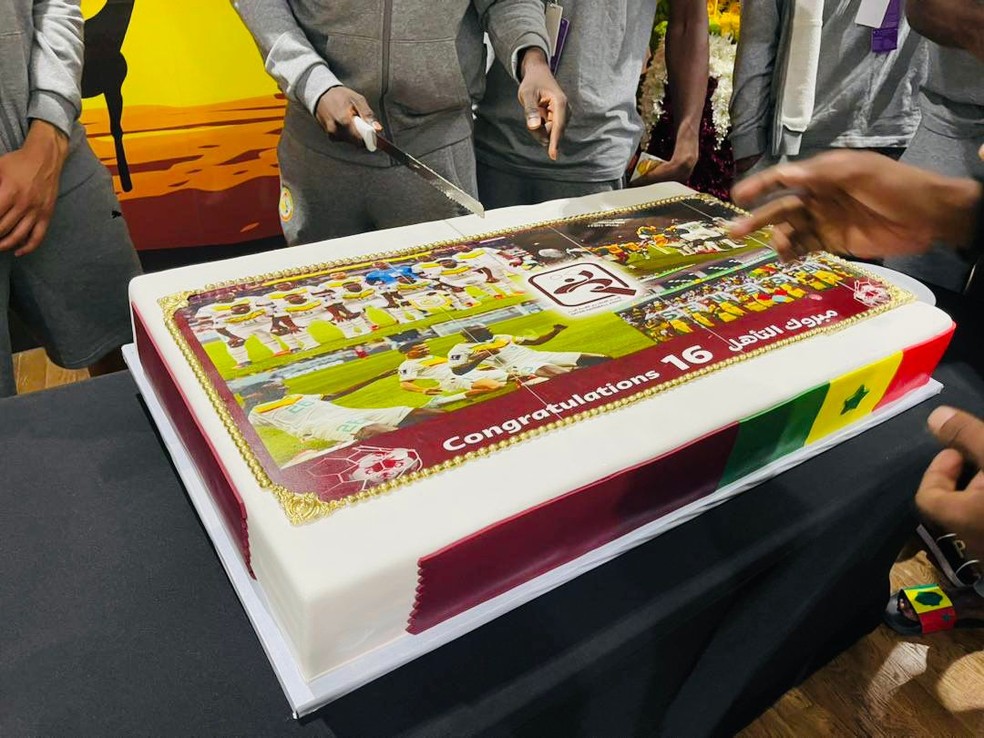 Senegal ganha bolo pela classifica&ccedil;&atilde;o &mdash; Foto: Divulga&ccedil;&atilde;o