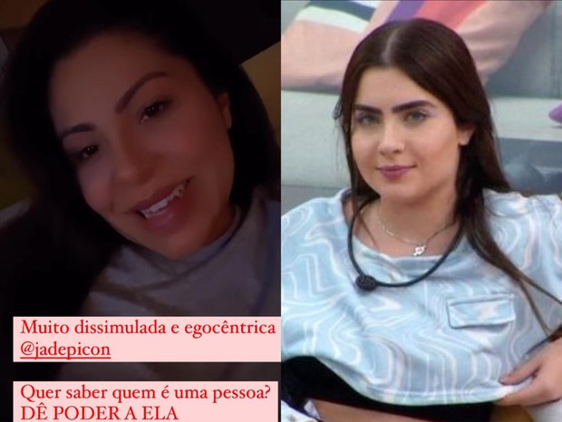Andressa Miranda critica Jade Picon no BBB22: Dissimulada e egocêntrica