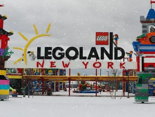 Parque feito com mais de 30 milhões de peças de LEGO recebe visitantes (Foto: Divulgação)