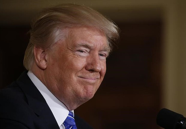 Presidente dos Estados Unidos, Donald Trump, em evento na Casa Branca, em Washington (Foto: Jonathan Ernst/Reuters)