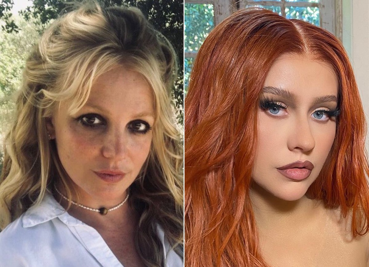 Britney Spears e Christina Aguilera (Foto: Reprodução/Instagram)