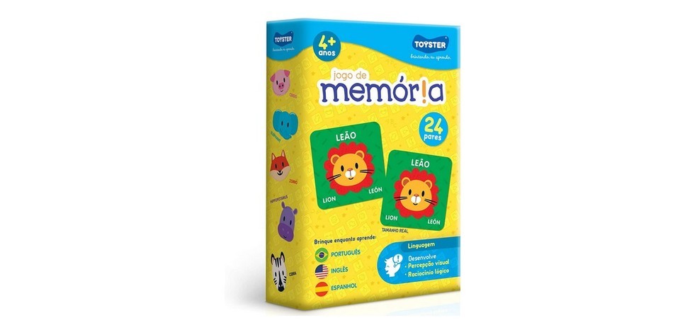 Jogo da memória leão (Foto: Reprodução/Amazon)