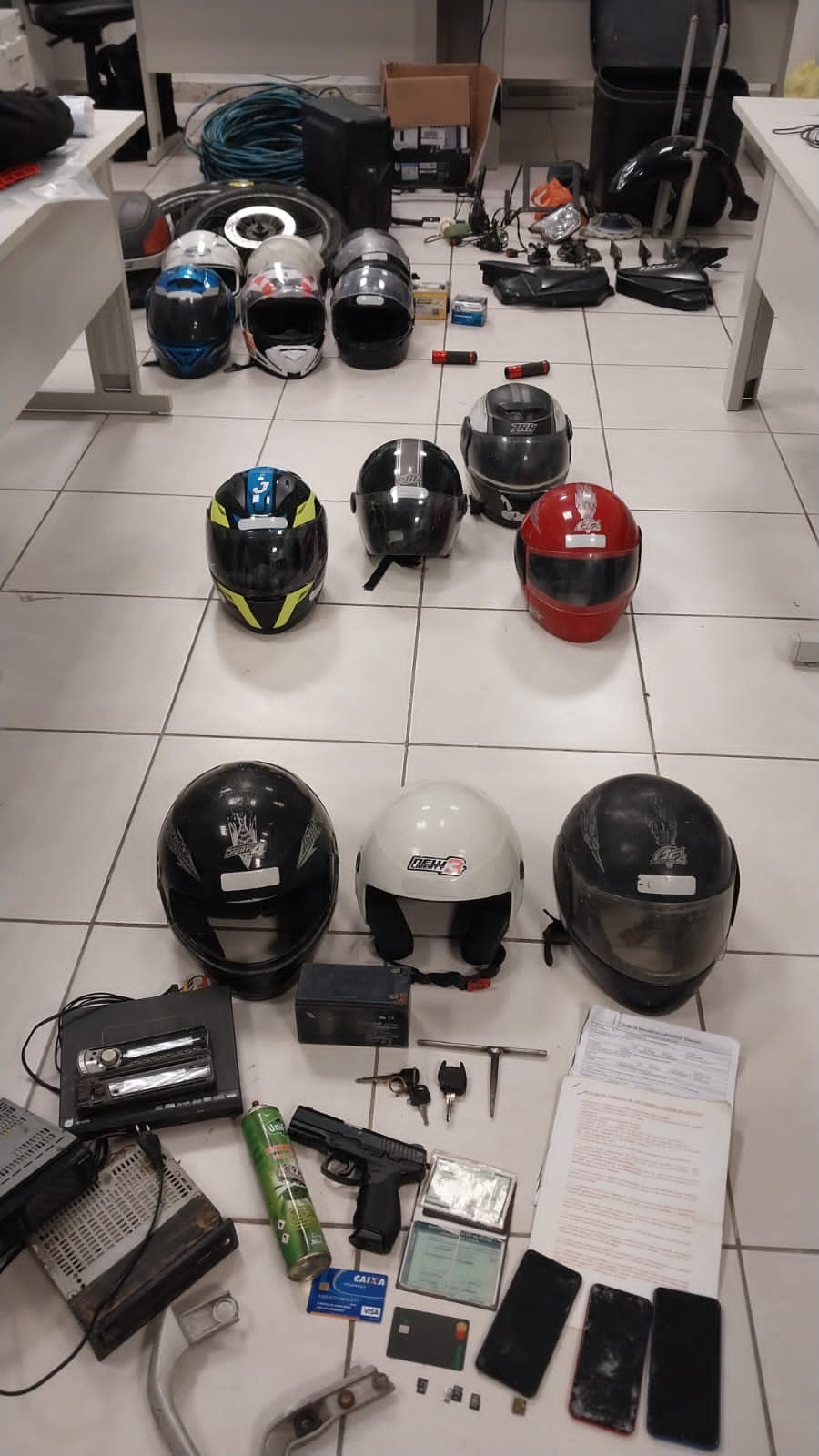 Polícia e Guarda identificam quadrilha especializada em furtar motocicletas na Serra, ES