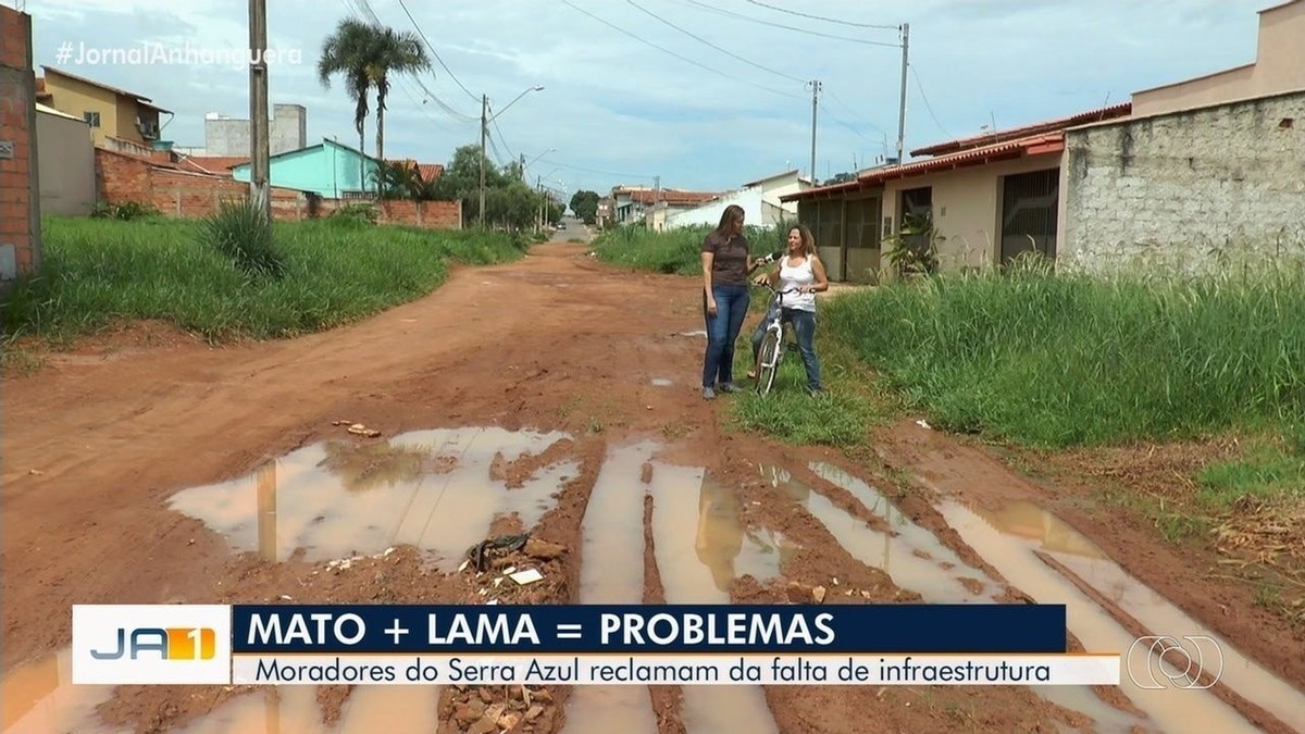 Moradores Reclamam De Mato Alto E Falta De Asfalto No Setor Serra Azul Em Goiânia Goiás G1