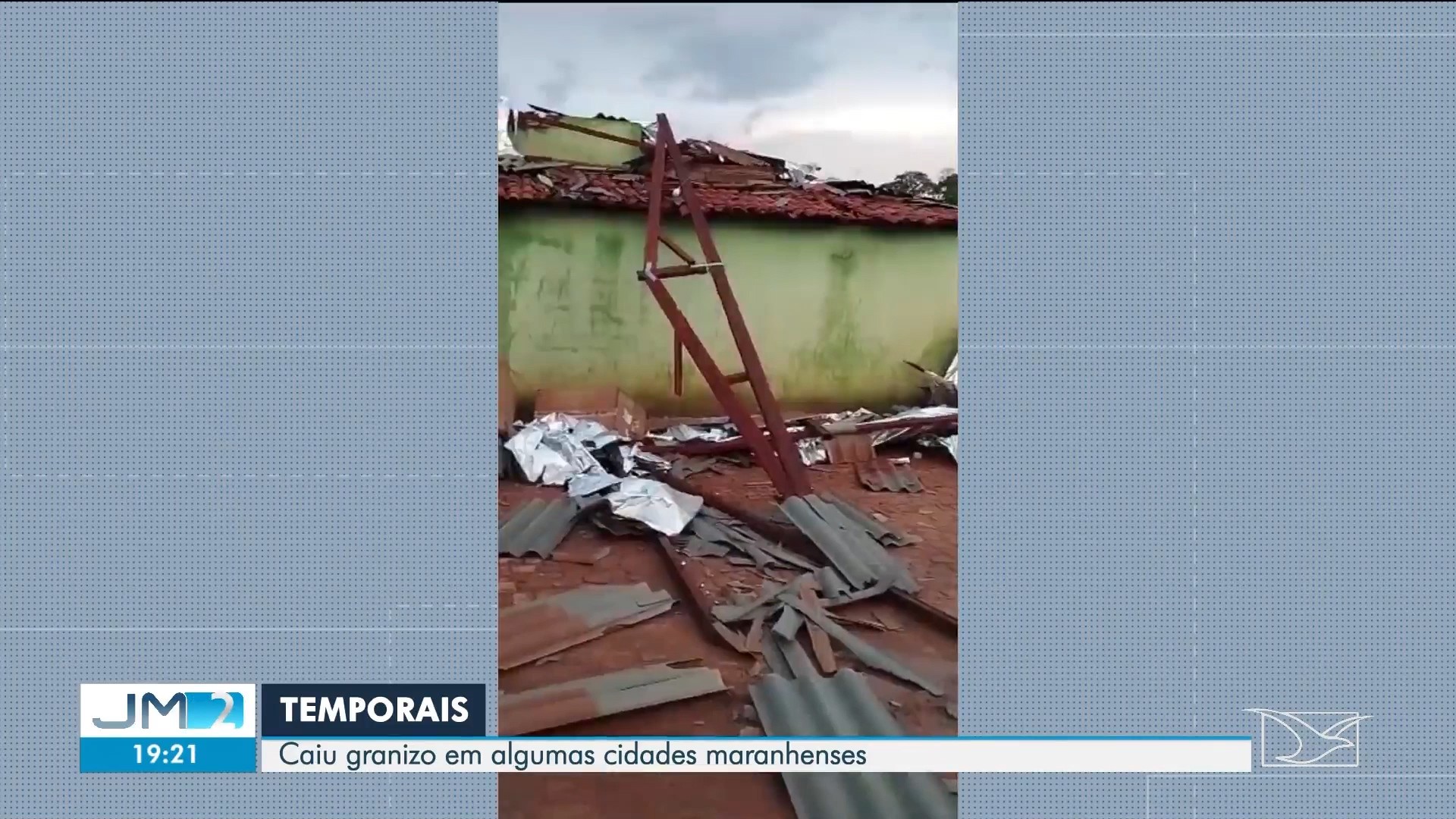 Moradores são surpreendidos com chuva de granizo na zona rural de Lago da Pedra; VÍDEO