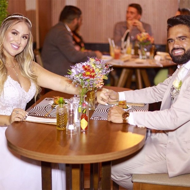 Patrícia Leitte faz festa para celebrar noivado com Lucas Teixeira (Foto: Reprodução / Instagram)