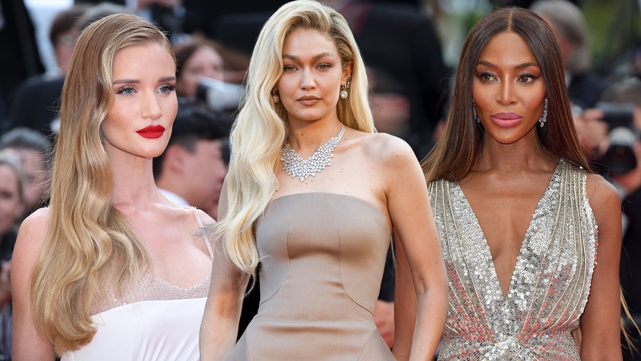 Veja as celebridades que apostaram no cabelo solto para o Festival de Cinema de Cannes