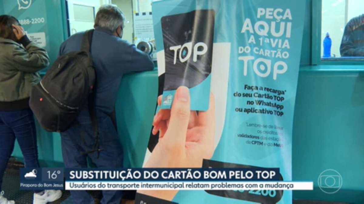 Passageiros relatam mais problemas no cartão TOP que substituirá o BOM |  São Paulo | G1
