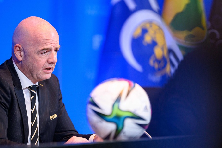 Presidente da Fifa, Gianni Infantino pediu uma trégua na guerra entre Ucrânia e Rússia durante a Copa