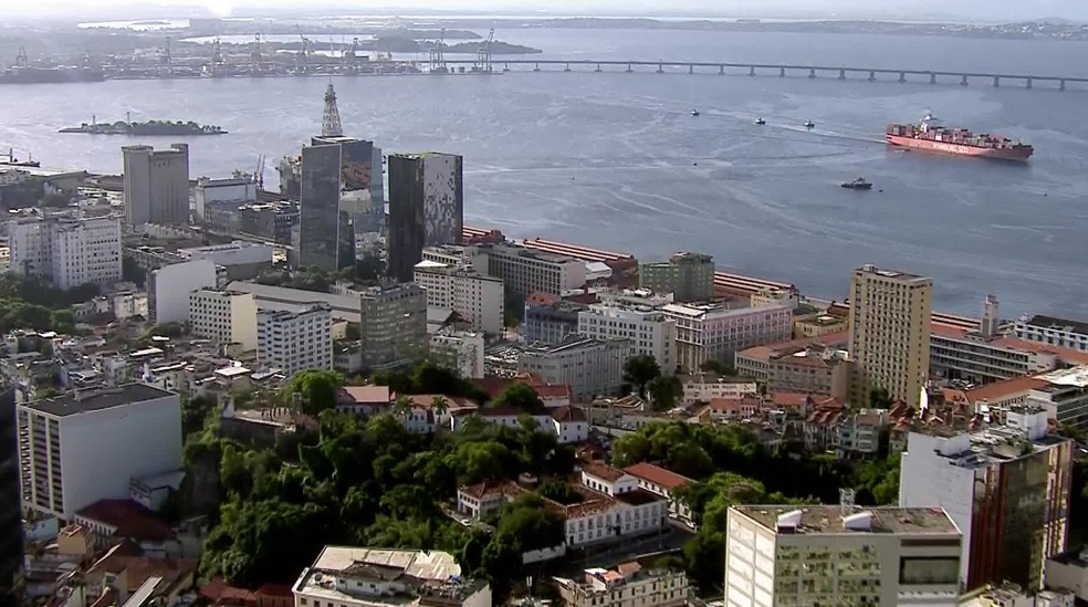 Centro do Rio   — Foto: Reprodução/TV Globo