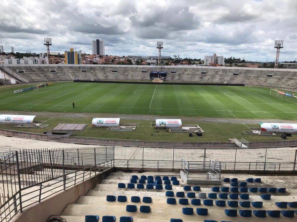 Estádio Amigão, em Campina Grande — Foto: Cisco Nobre / ge