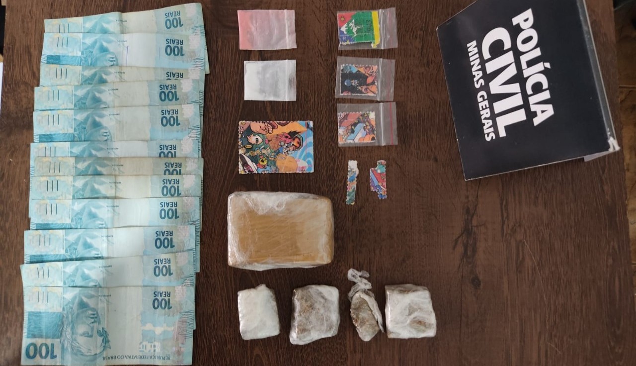 Dupla é presa com mais de 160 pontos de LSD em Araxá