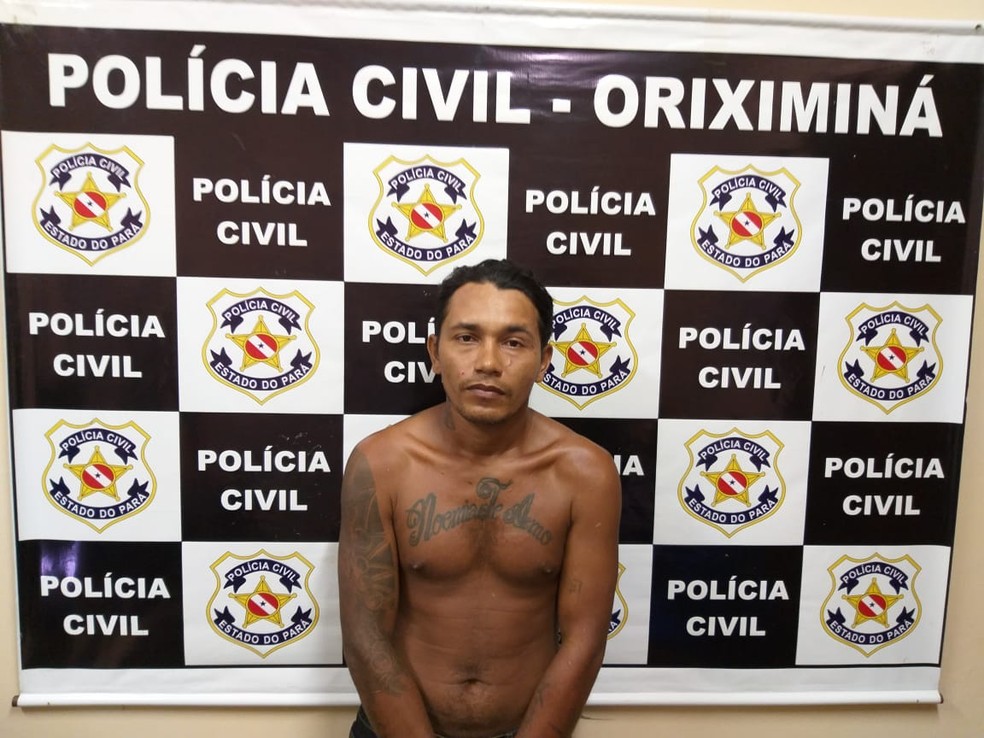 Jocivaldo da Silva foi preso na quinta-feira (23) em OriximinÃ¡ â€” Foto: PolÃ­cia Civil/DivulgaÃ§Ã£o