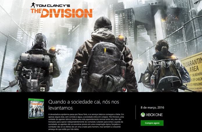 Página do jogo na Xbox Store (Foto: Reprodução/André Mello)