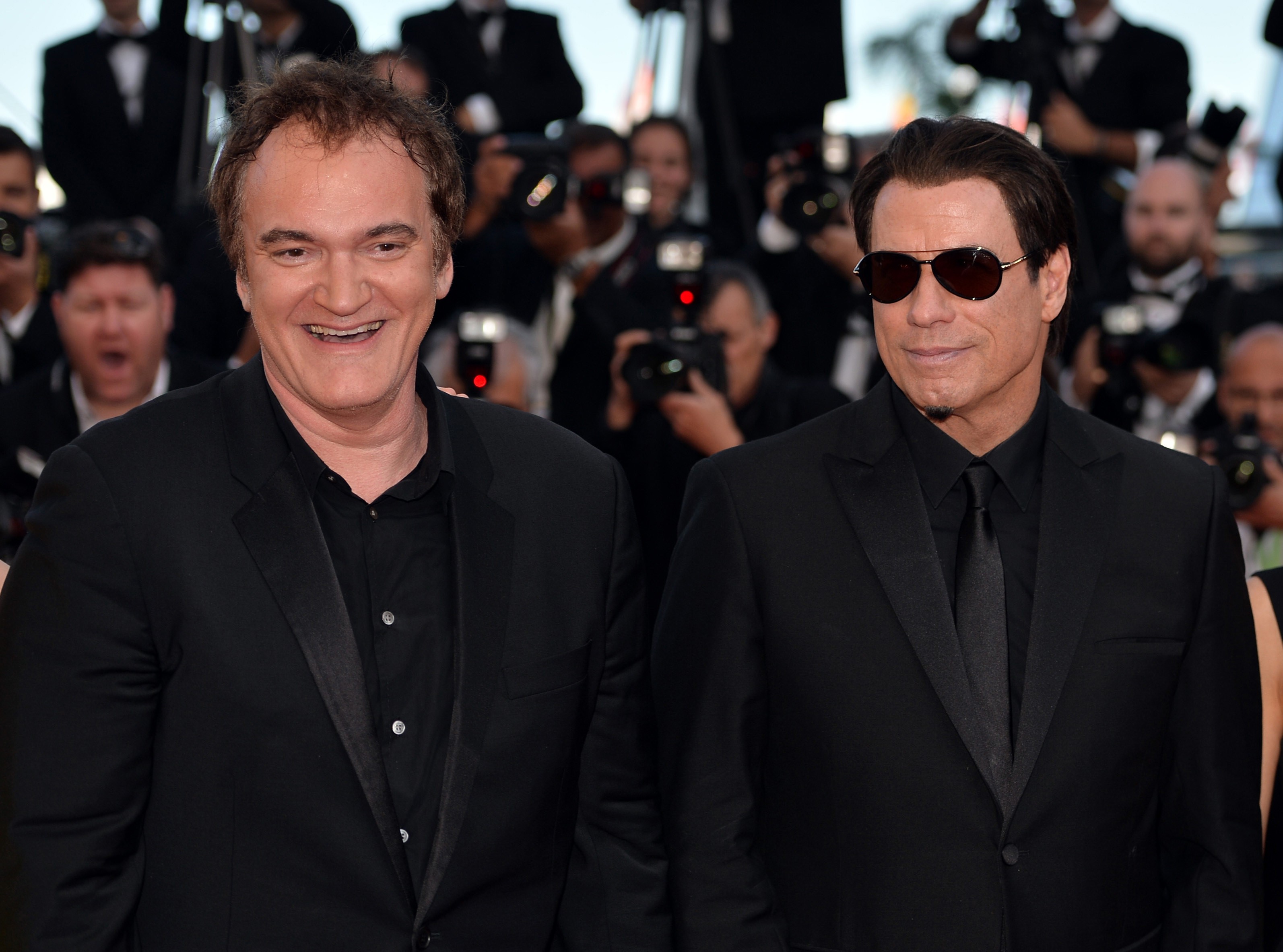 Quentin Tarantino e John Travolta (2014) (Foto: Getty Images)