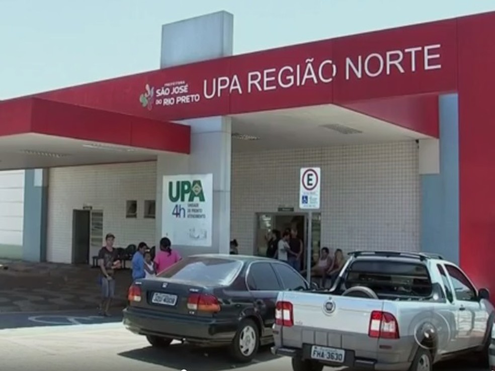 Unidade de Pronto Atendimento em São José do Rio Preto (SP) — Foto: Reprodução/TV TEM
