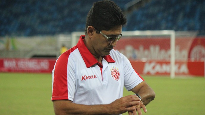 Sérgio China técnico do América-RN (Foto: Diego Simonetti/Blog do Major)