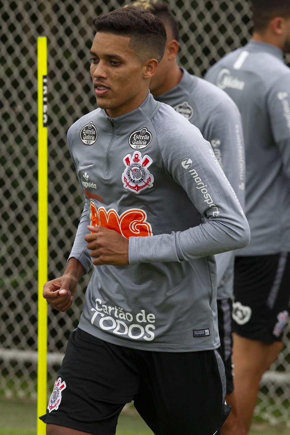 Pedrinho no CT do Corinthians — Foto: Daniel Augusto Jr/Ag. Corinthians