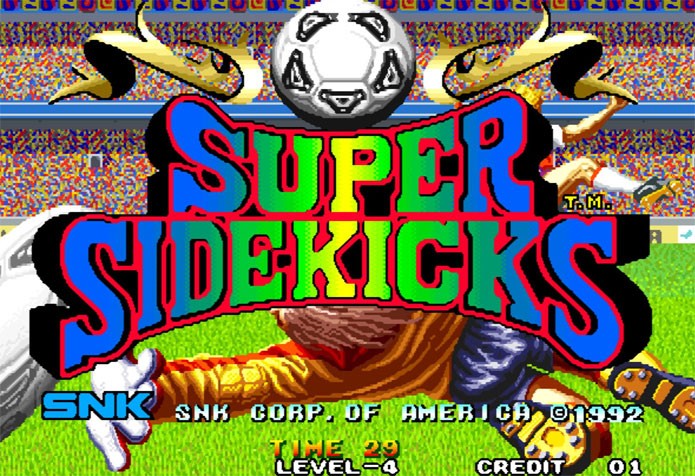 Super Sidekick foi um famoso jogo de futebol nos fliperamas (Foto: Divulga??o)