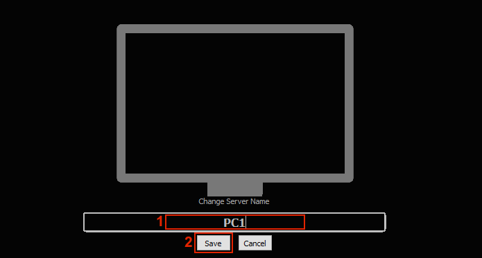 Mudando a identificação do computador no LonelyScreen (Foto: Reprodução/Edivaldo Brito)
