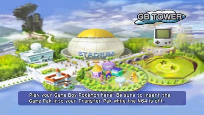 Pokémon Stadium permitia transferir os pokémons do Game Boy para o Nintendo 64 (Reprodução/YouTube)