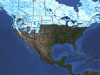 Mapas da Nasa mostram redução da cobertura de neve nos EUA