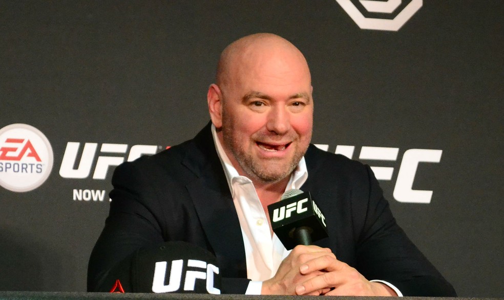Dana White renovou seu contrato com o UFC por mais sete anos, até 2026 — Foto: Adriano Albuquerque