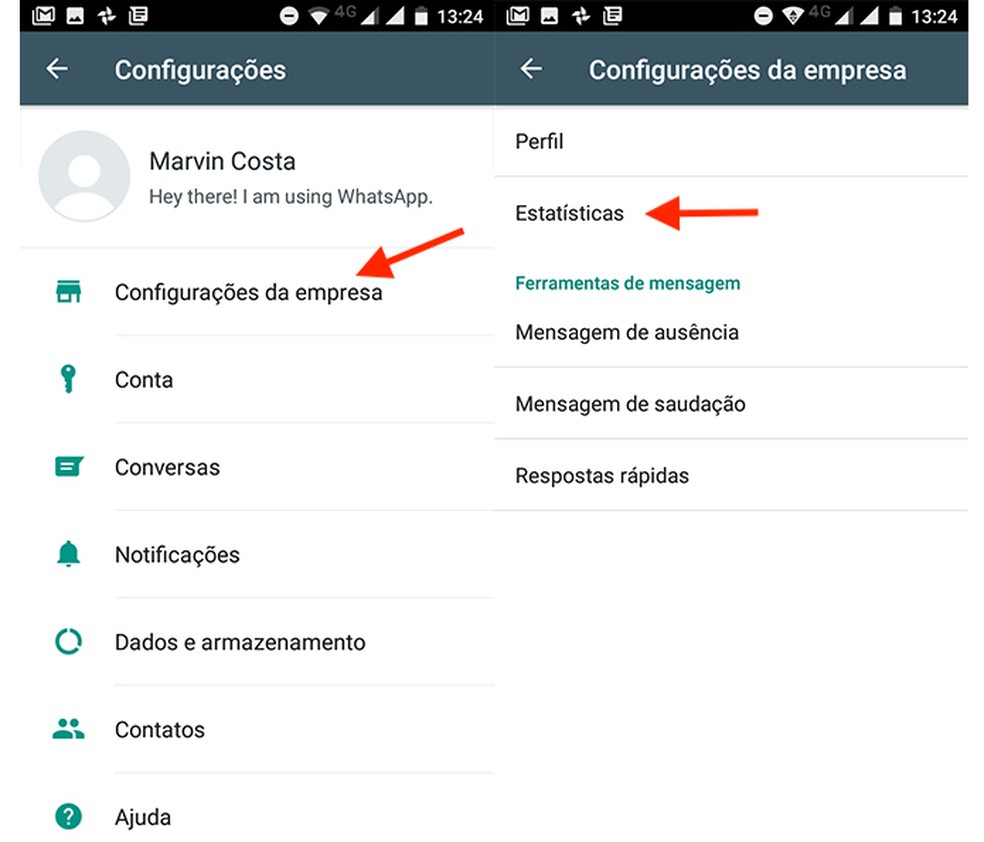Como Ver Estatísticas De Mensagens No Whatsapp Business Olho Digital