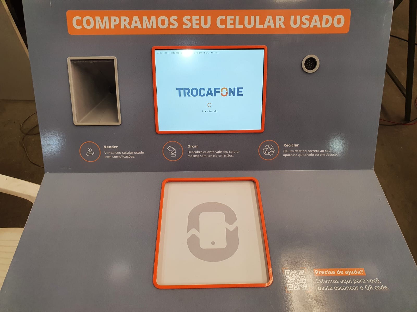 Trocafone: máquina automática compra celular antigos  (Foto: Divulgação)