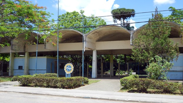 Centro poliesportivo do São José Esporte Clube, conhecido como Teatrão (Foto: Danilo Sardinha/Globoesporte.com)